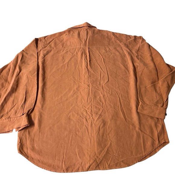 Cypress Live Life - Men’s 100% silk Button Down Shirt Sz XXL - Picture 4 of 5